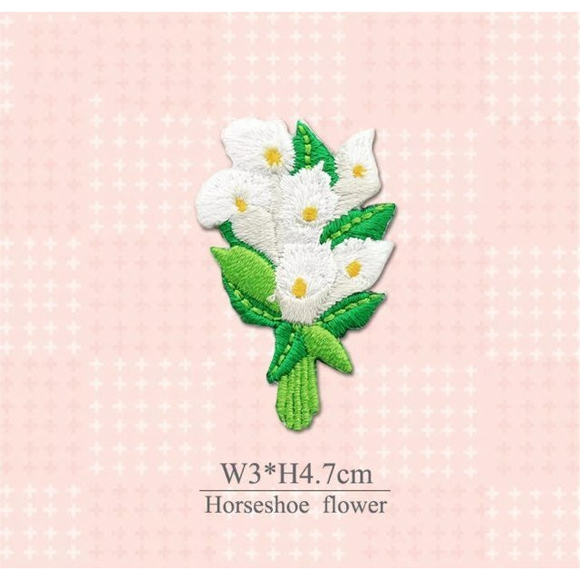 1PC Floral Patches Stickers‎ Clothes Embroidered Sew On Applique Patchwork - Picture 1 of 6